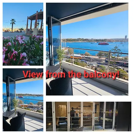 Sea View Over Valletta Harbour 3 Bedrooms 2 S4 * Sliema