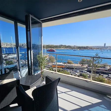 Apartament Sea View Over Valletta Harbour 3 Bedrooms 2 S4 Sliema