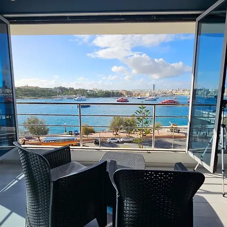 Apartamento Sea View Over Valletta Harbour 3 Bedrooms 2 S4 Sliema