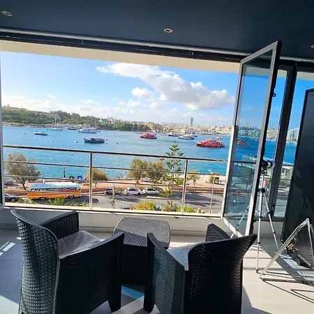 Apartamento Sea View Over Valletta Harbour 3 Bedrooms 2 S4 *
