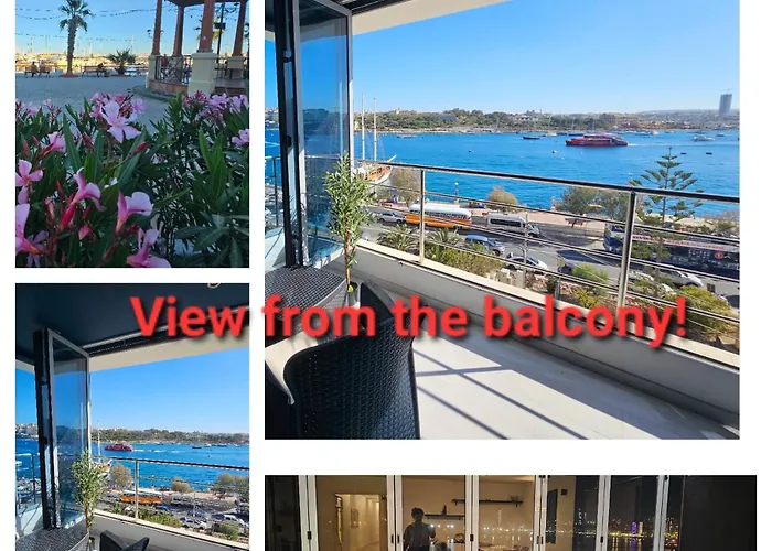 Sea View Over Valletta Harbour 3 Bedrooms 2 S4 * 슬리에마