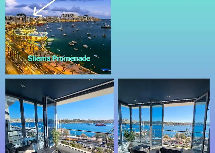 아파트 Sea View Over Valletta Harbour 3 Bedrooms 2 S4 슬리에마
