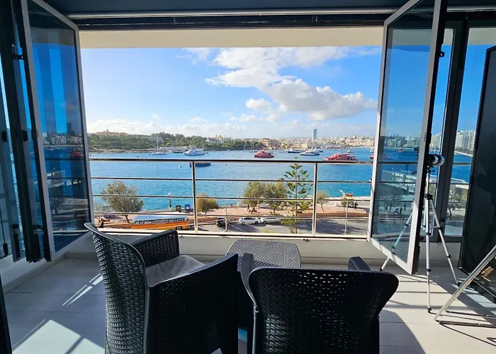 Apartament Sea View Over Valletta Harbour 3 Bedrooms 2 S4 Sliema