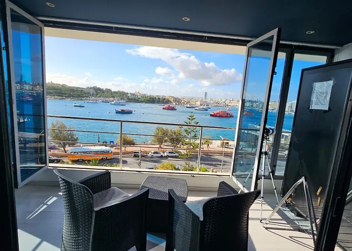 Apartament Sea View Over Valletta Harbour 3 Bedrooms 2 S4 *