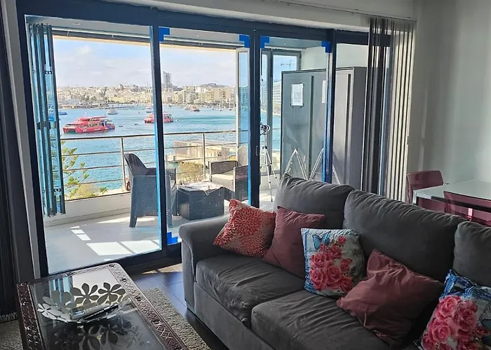 아파트 Sea View Over Valletta Harbour 3 Bedrooms 2 S4 슬리에마
